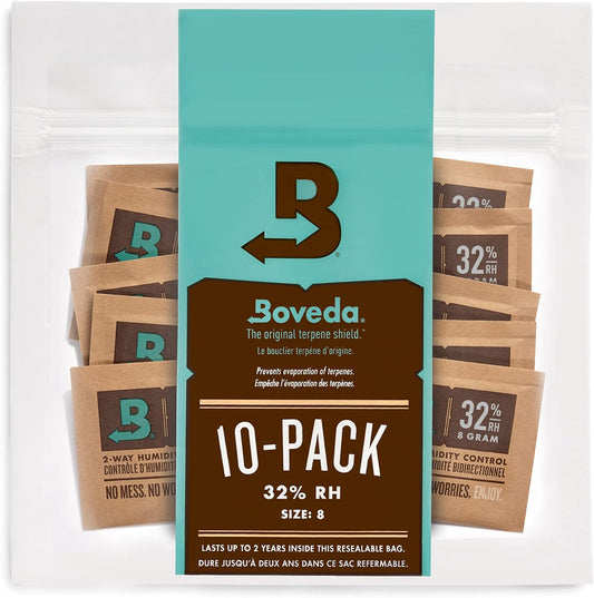 Boveda 32% two-way humidity control packs (10 pack - Size 8)